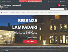 Tablet Screenshot of lampadaribesanza.com